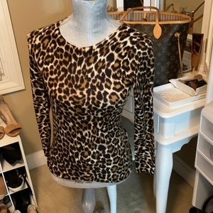 J crew leopard sweater